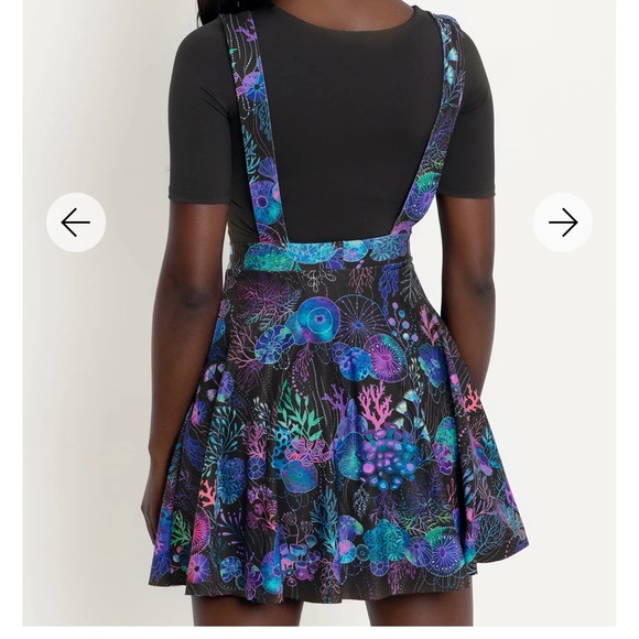 Black Milk Floral Coral Apron Dress - Limited NWT Size Medium *Rare* - Picture 4 of 8